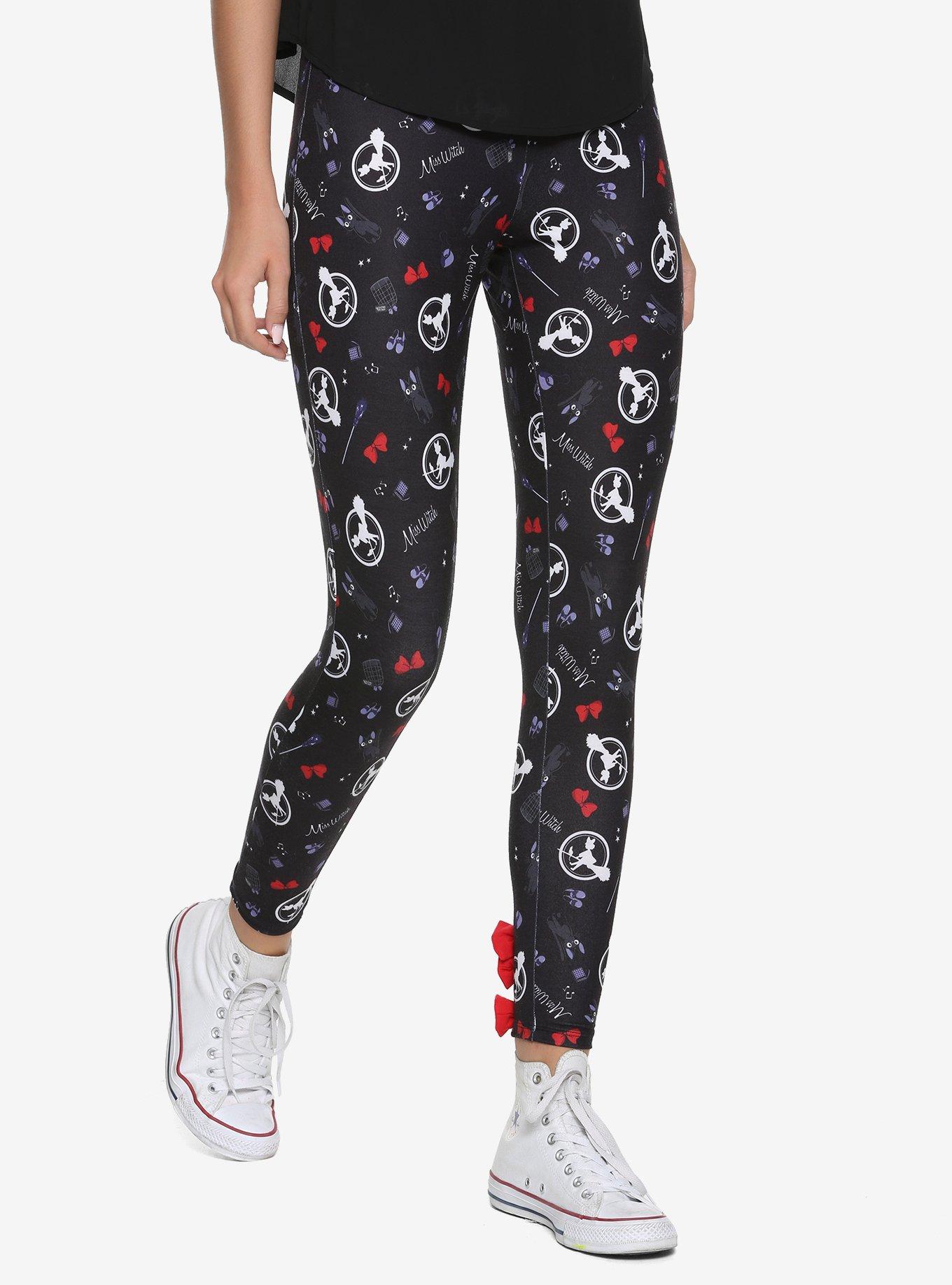 Studio Ghibli Kiki's Delivery Service Bow Leggings, MULTI, hi-res