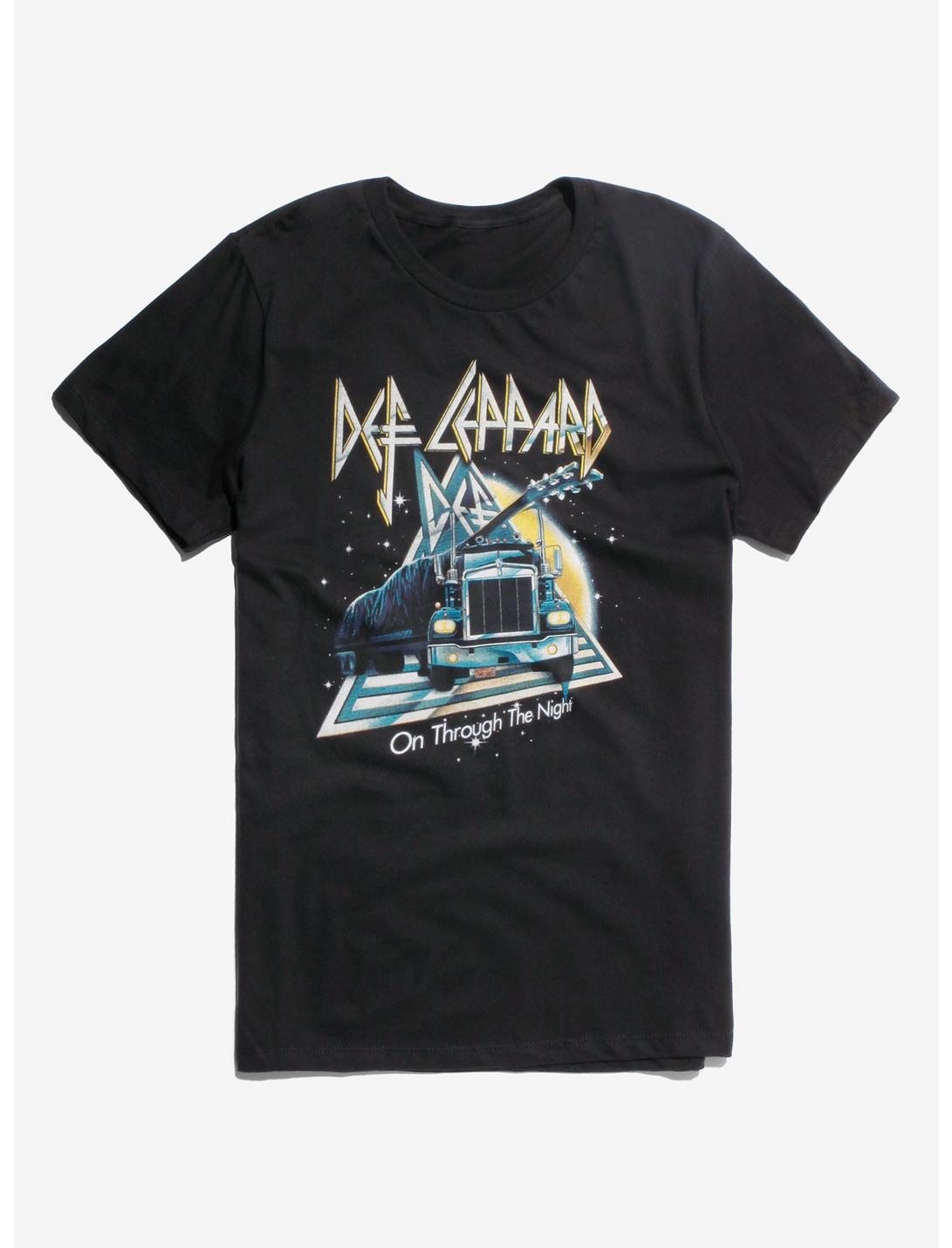 Def Leppard Guitar Truck T-Shirt, BLACK, hi-res