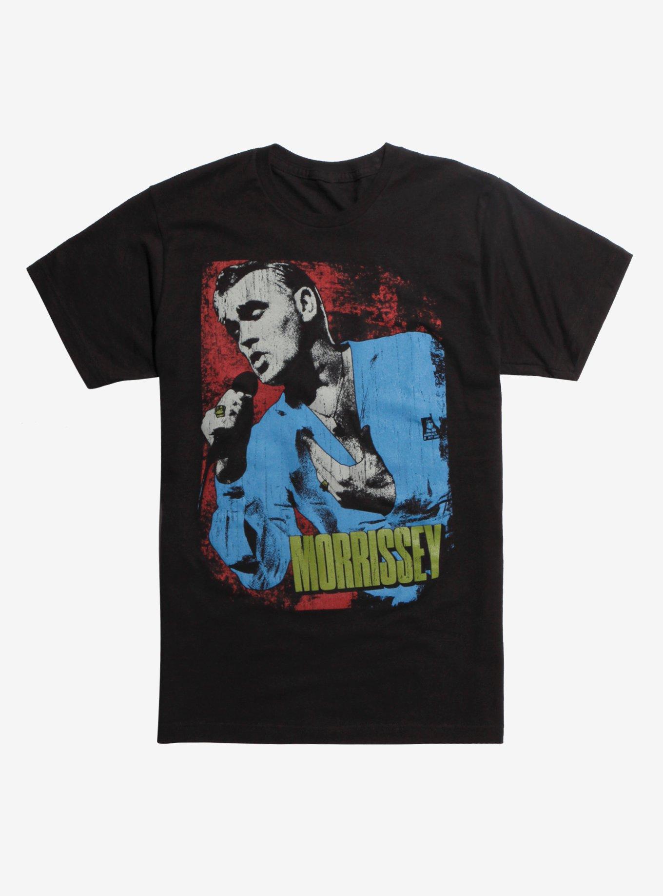 Morrissey Singing T-Shirt, BLACK, hi-res