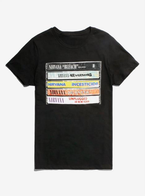Nirvana Album Cassettes T-Shirt | Hot Topic