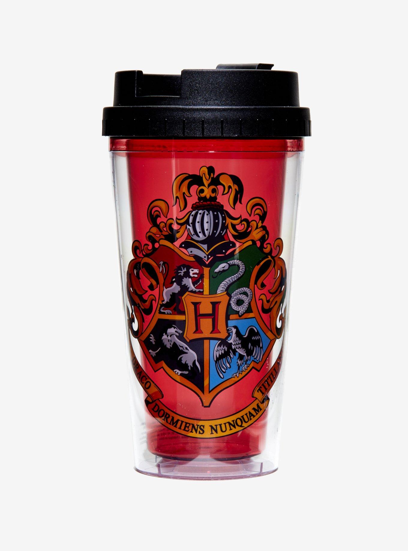 Harry Potter Hogwarts Crest Travel Tumbler, , hi-res
