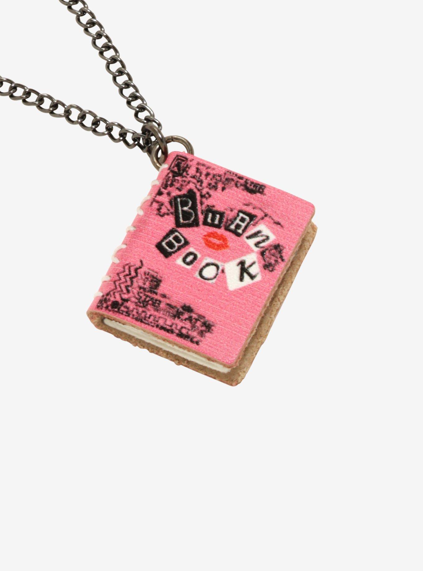 Mean Girls Burn Book Necklace, , hi-res
