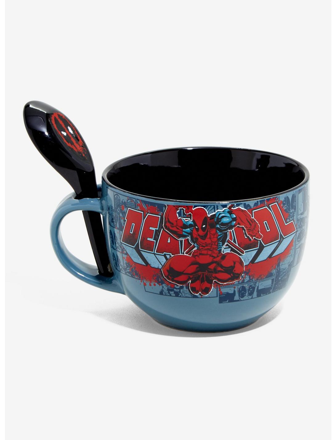 Marvel Deadpool Soup Mug & Spoon Set, , hi-res