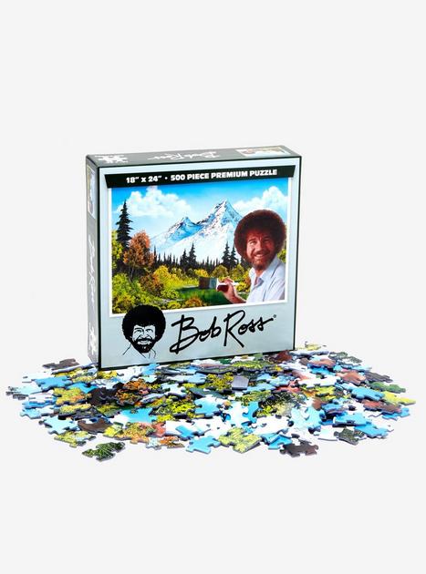 Bob Ross Mountain Painting Puzzle | Hot Topic