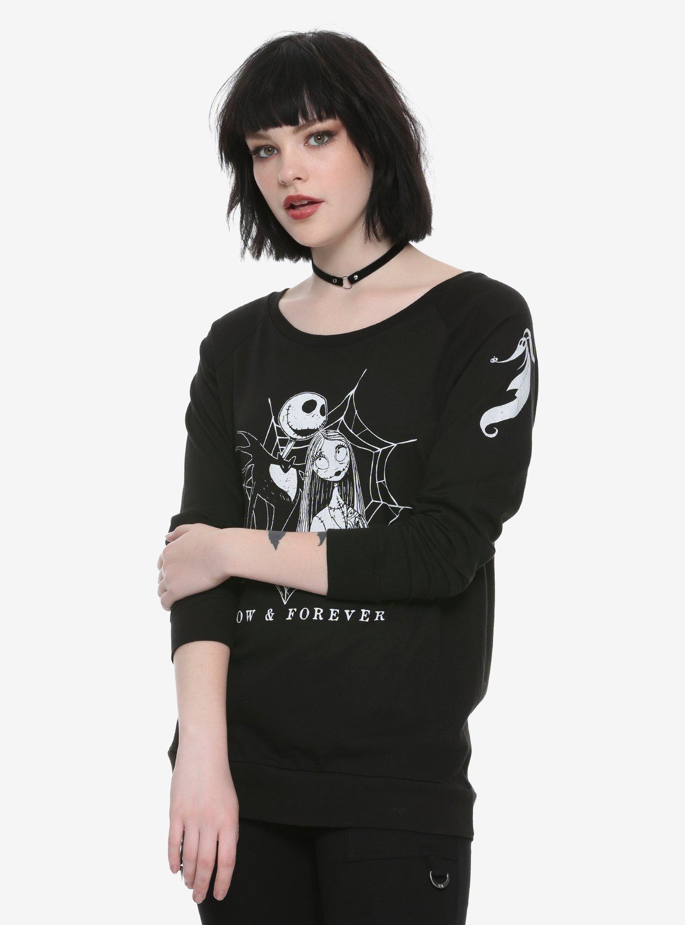 The Nightmare Before Christmas Now & Forever Girls Long-Sleeve T-Shirt ...