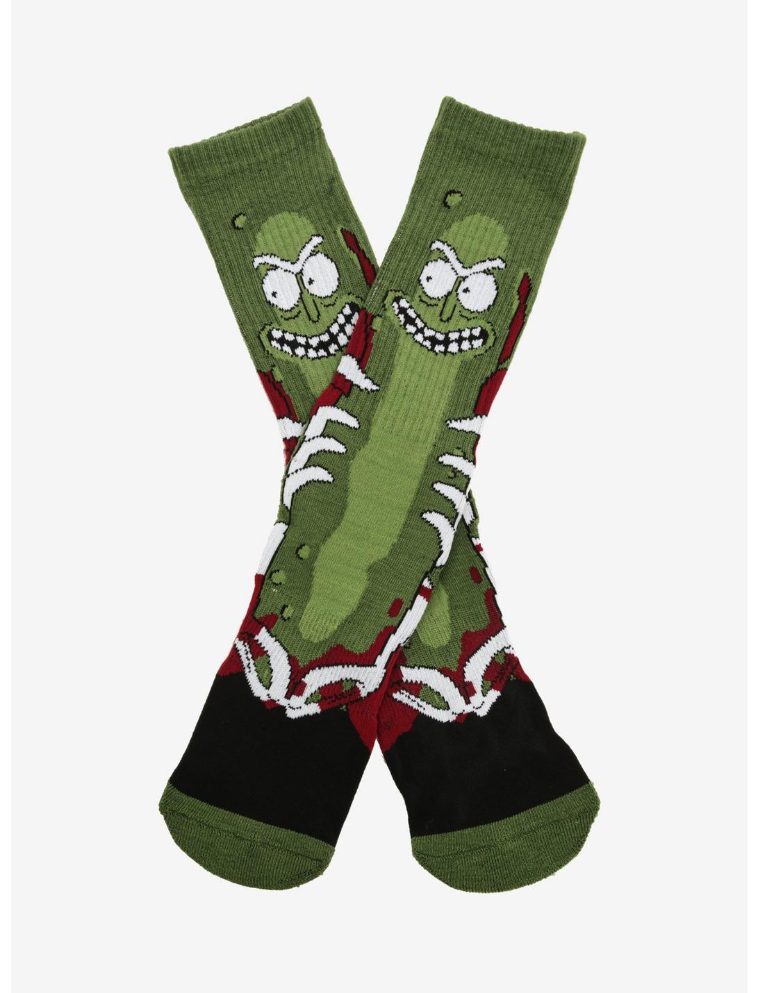 Rick And Morty Battle Pickle Rick Socks - BoxLunch Exclusive, , hi-res
