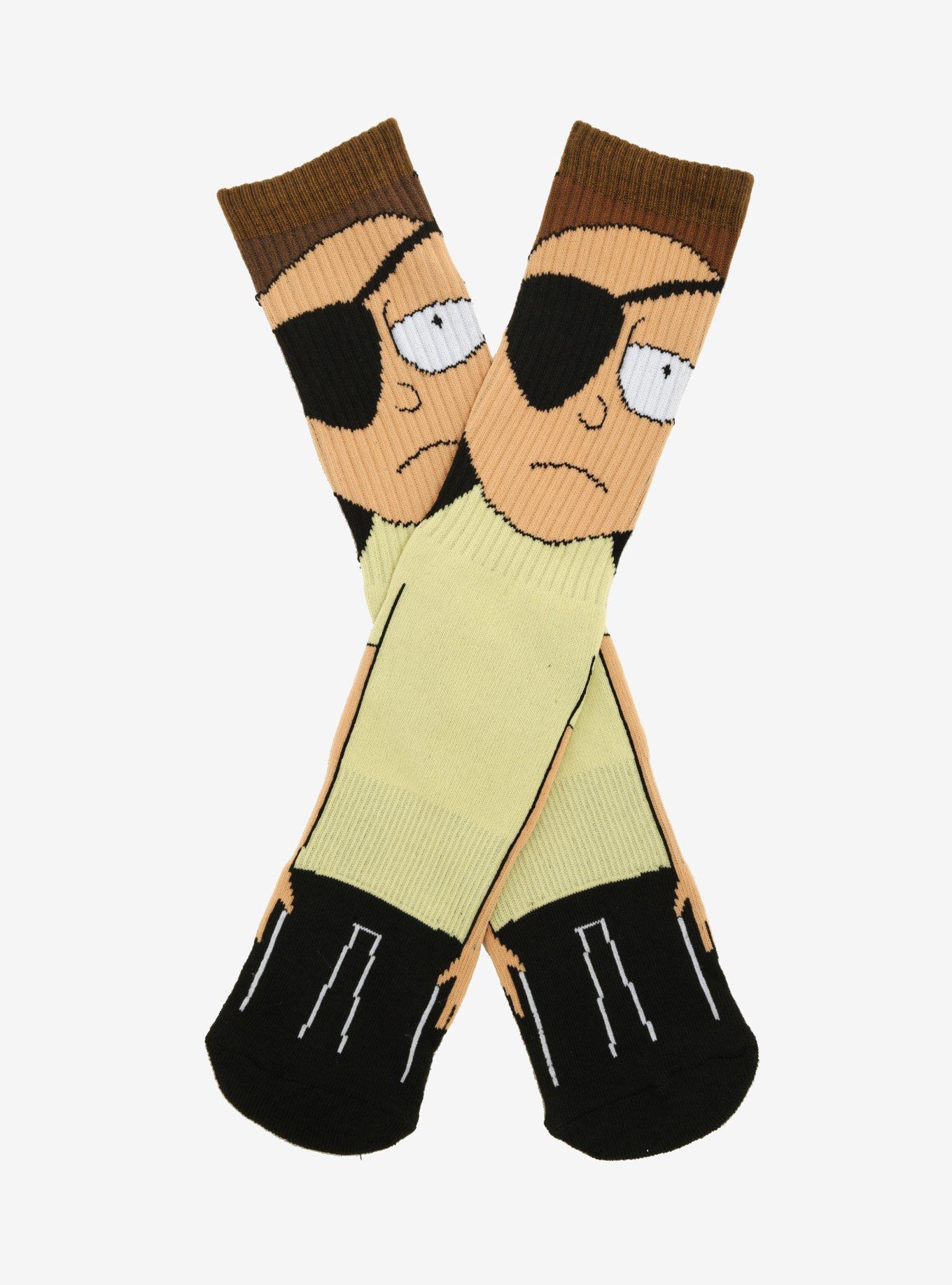 Rick And Morty Evil Morty Socks - BoxLunch Exclusive, , hi-res