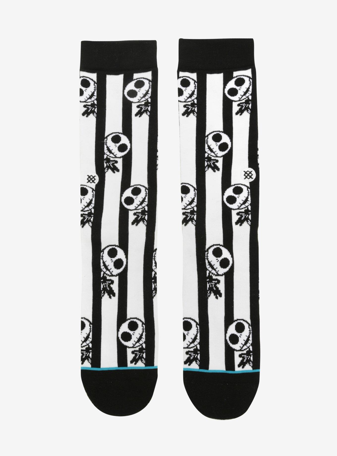 Stance The Nightmare Before Christmas Striped Jack Socks - BoxLunch Exclusive, , hi-res