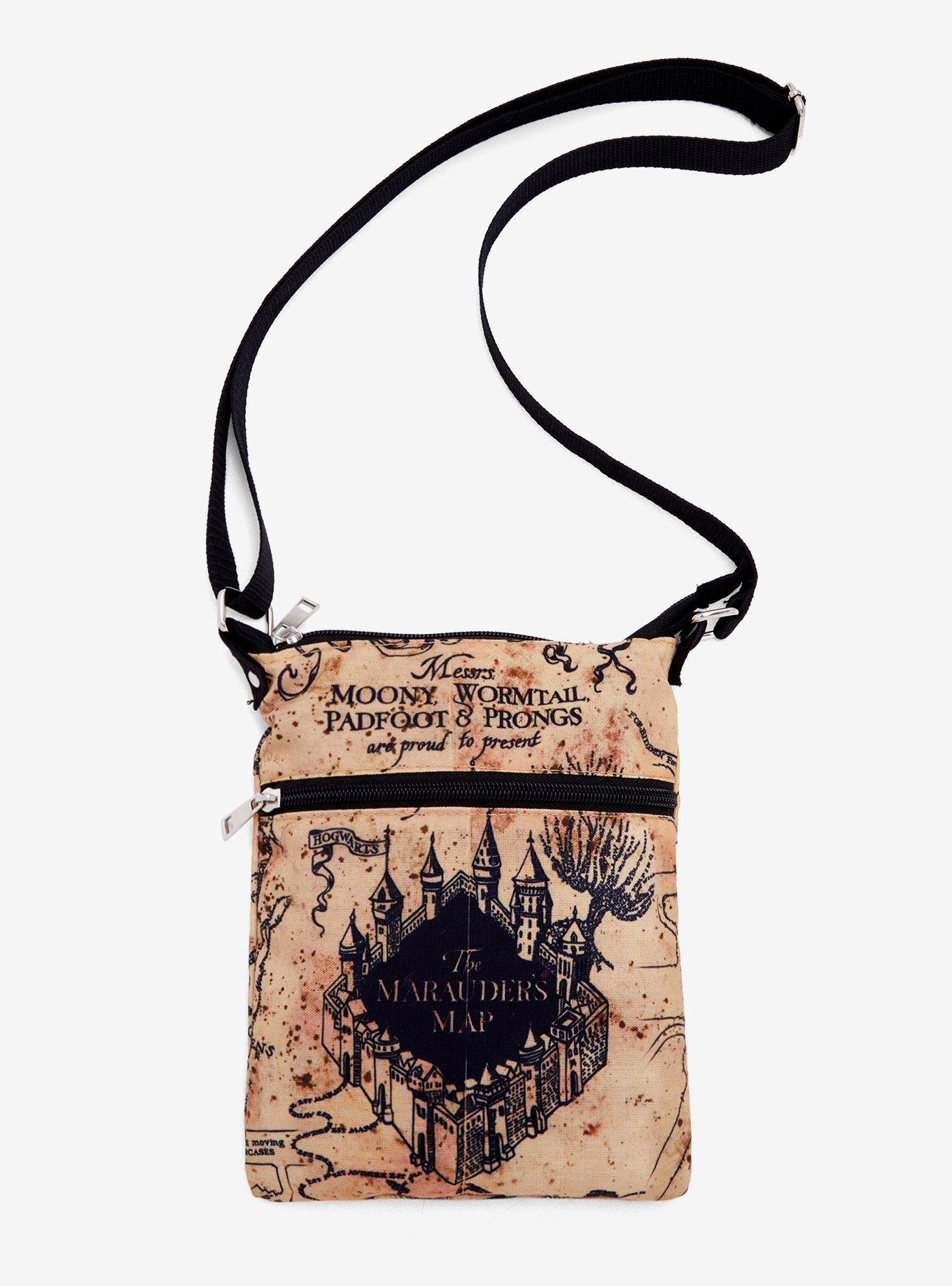 Harry Potter Marauder's Map Passport Crossbody Bag, , hi-res