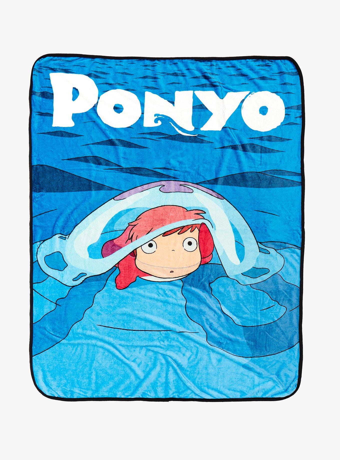 Studio Ghibli Ponyo Underwater Throw Blanket Hot Topic