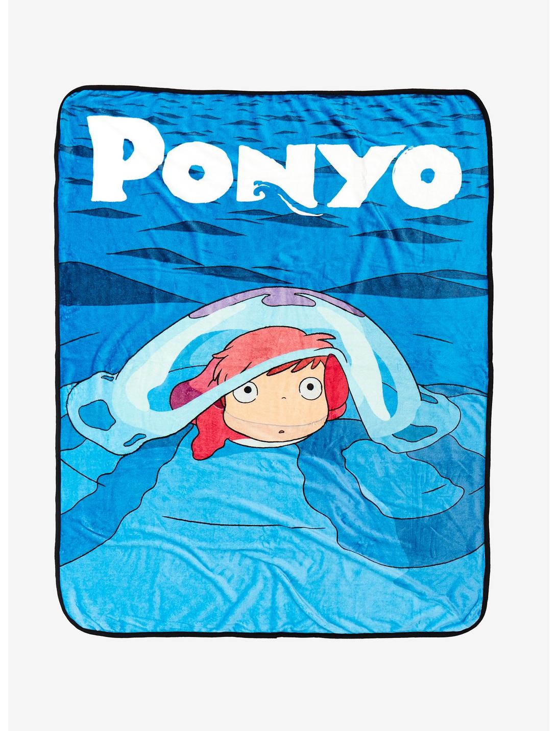 Studio Ghibli Ponyo Underwater Throw Blanket, , hi-res