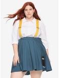 Her Universe Doctor Who Brilliant Suspender Skirt Plus Size, BLUE, hi-res