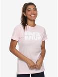 The Office Dunder Mifflin Pink Womens Tee - BoxLunch Exclusive, PINK, hi-res