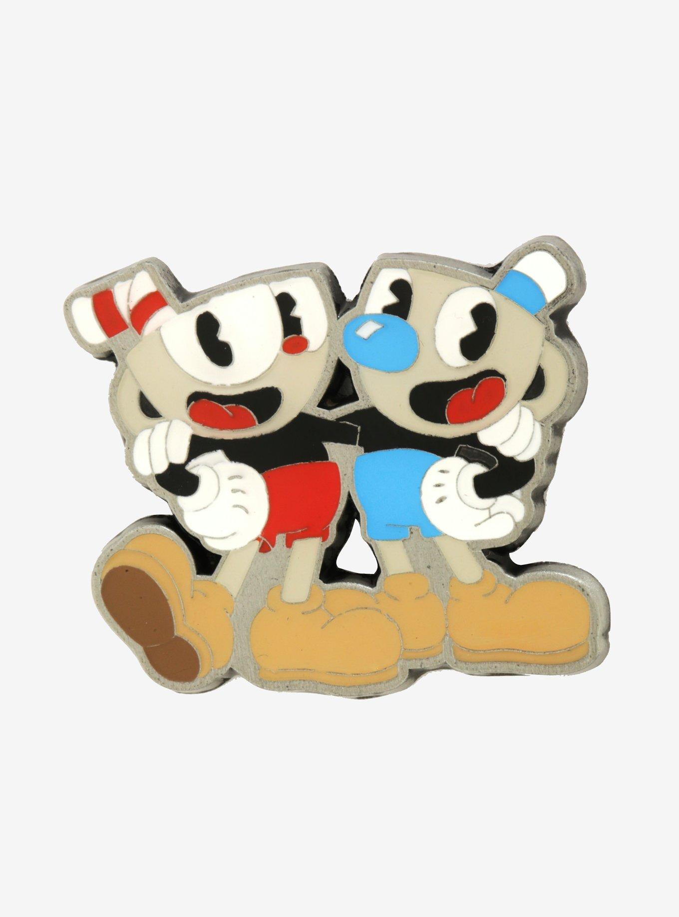 Cuphead Brothers Enamel Pin, , hi-res