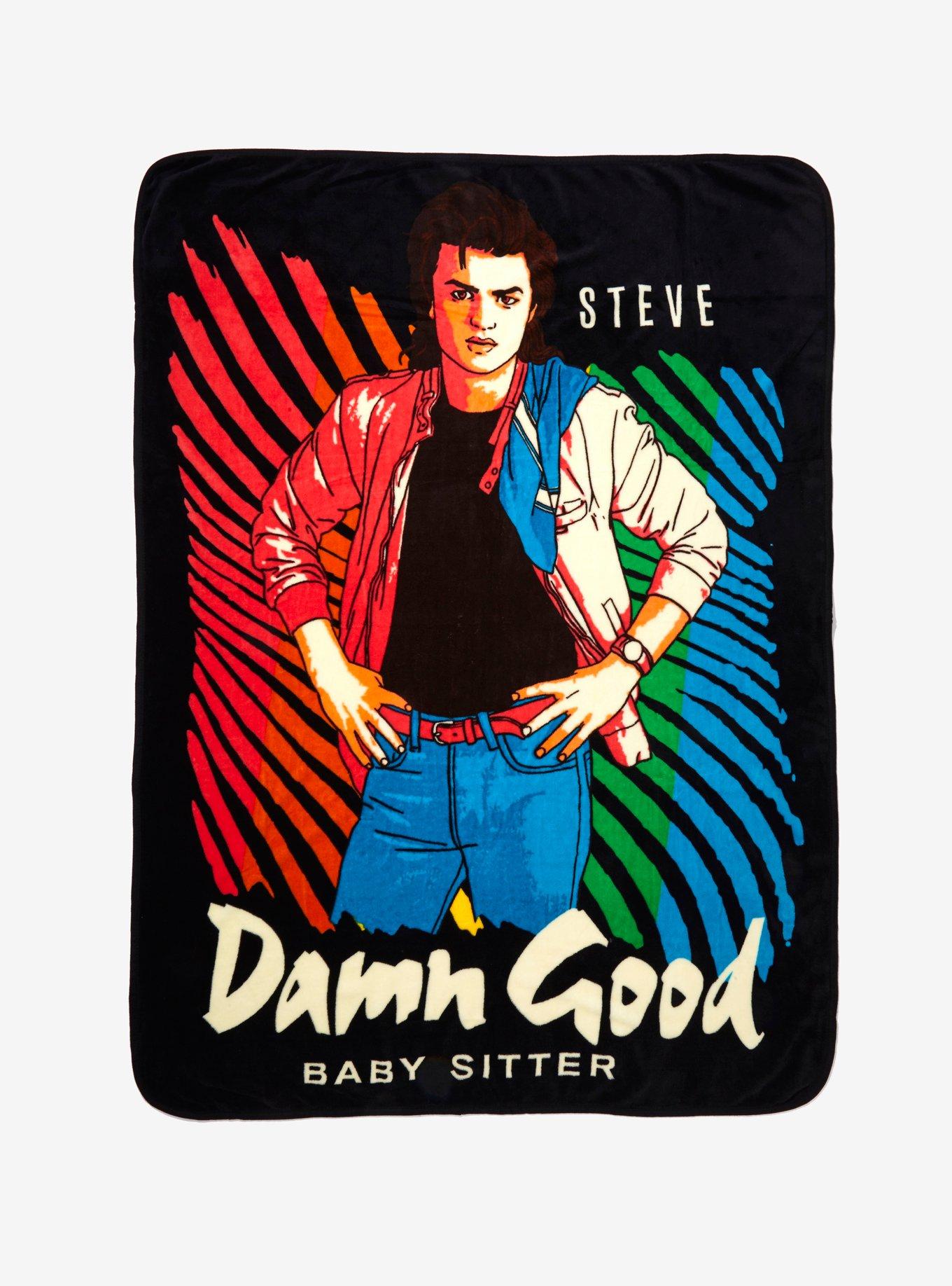 Stranger Things Steve Throw Blanket