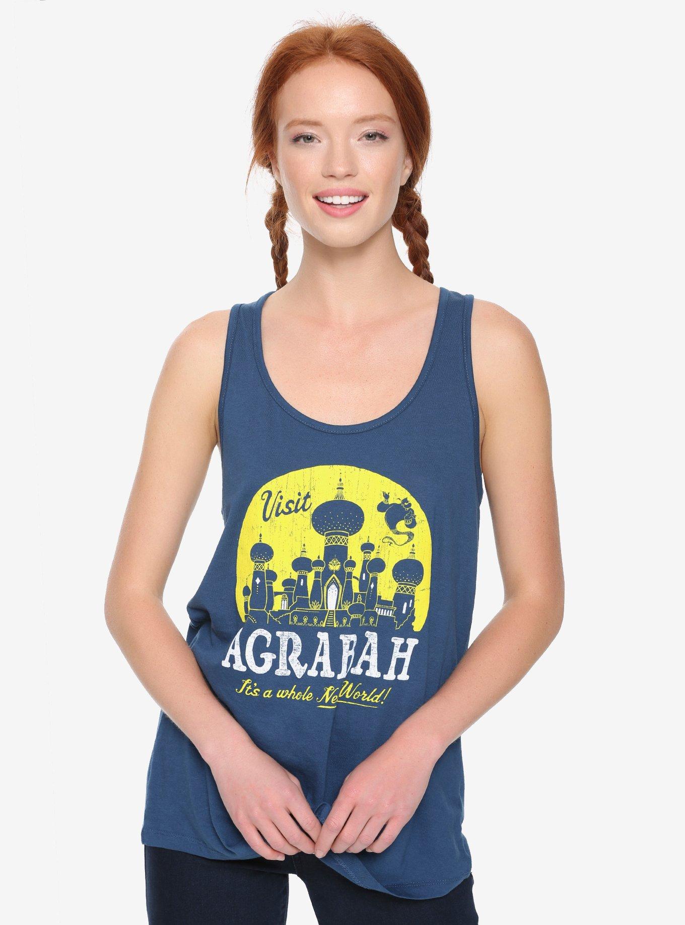 Disney Aladdin Visit Agrabah Womens Tank Top - BoxLunch Exclusive, BLACK, hi-res