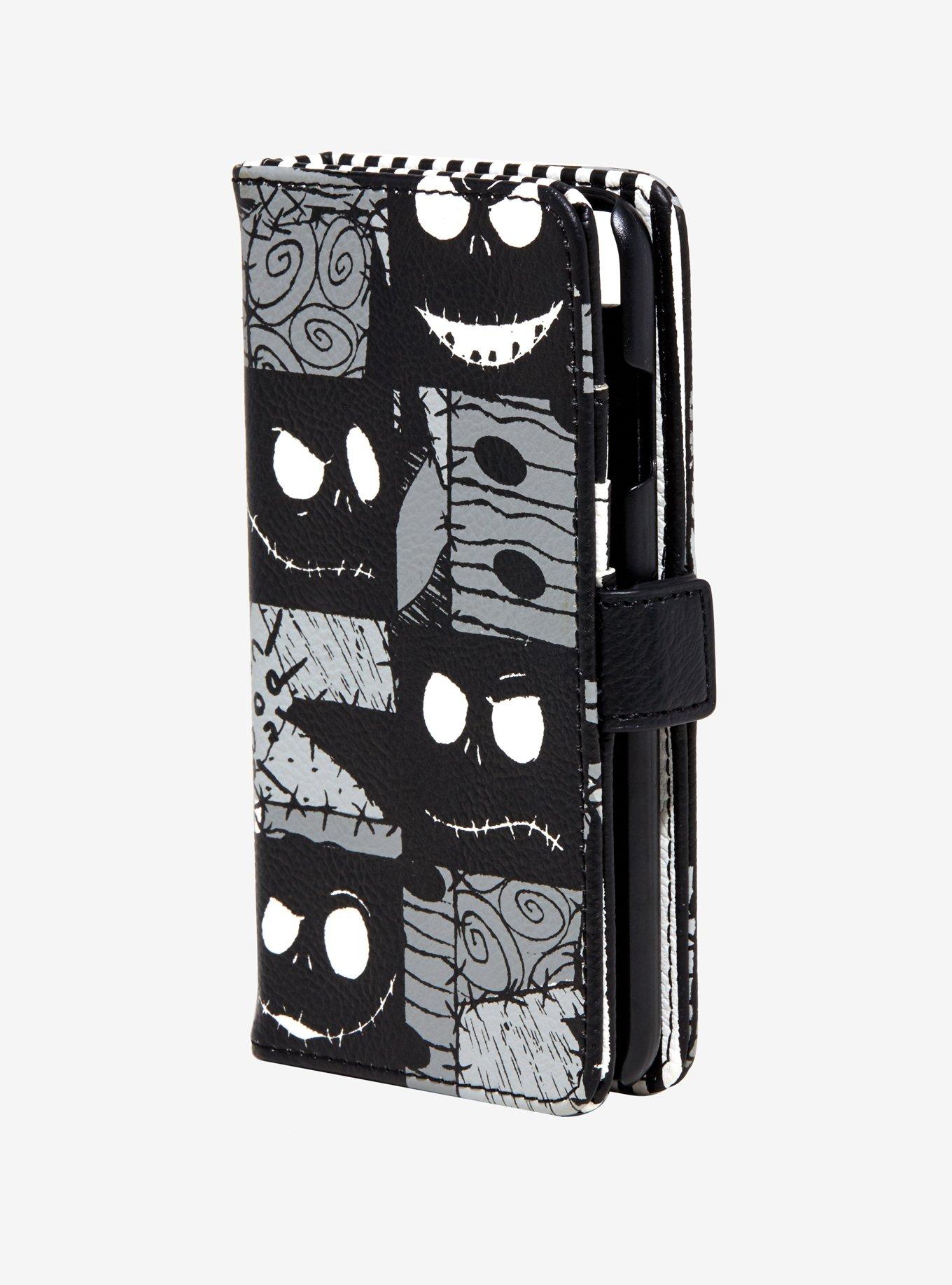 The Nightmare Before Christmas 25th Anniversary Jack Skellington Checkered Folio iPhone Case, , hi-res