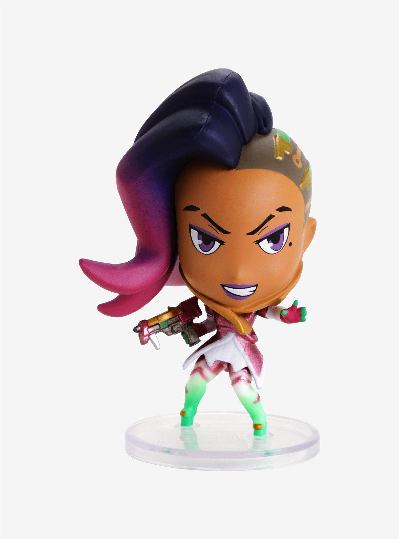 Blizzard Cute But Deadly Overwatch Winter Wonderland Peppermint Sombra Vinyl Figure, , hi-res