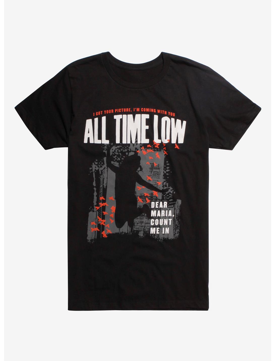 All Time Low Dear Maria T-Shirt, BLACK, hi-res