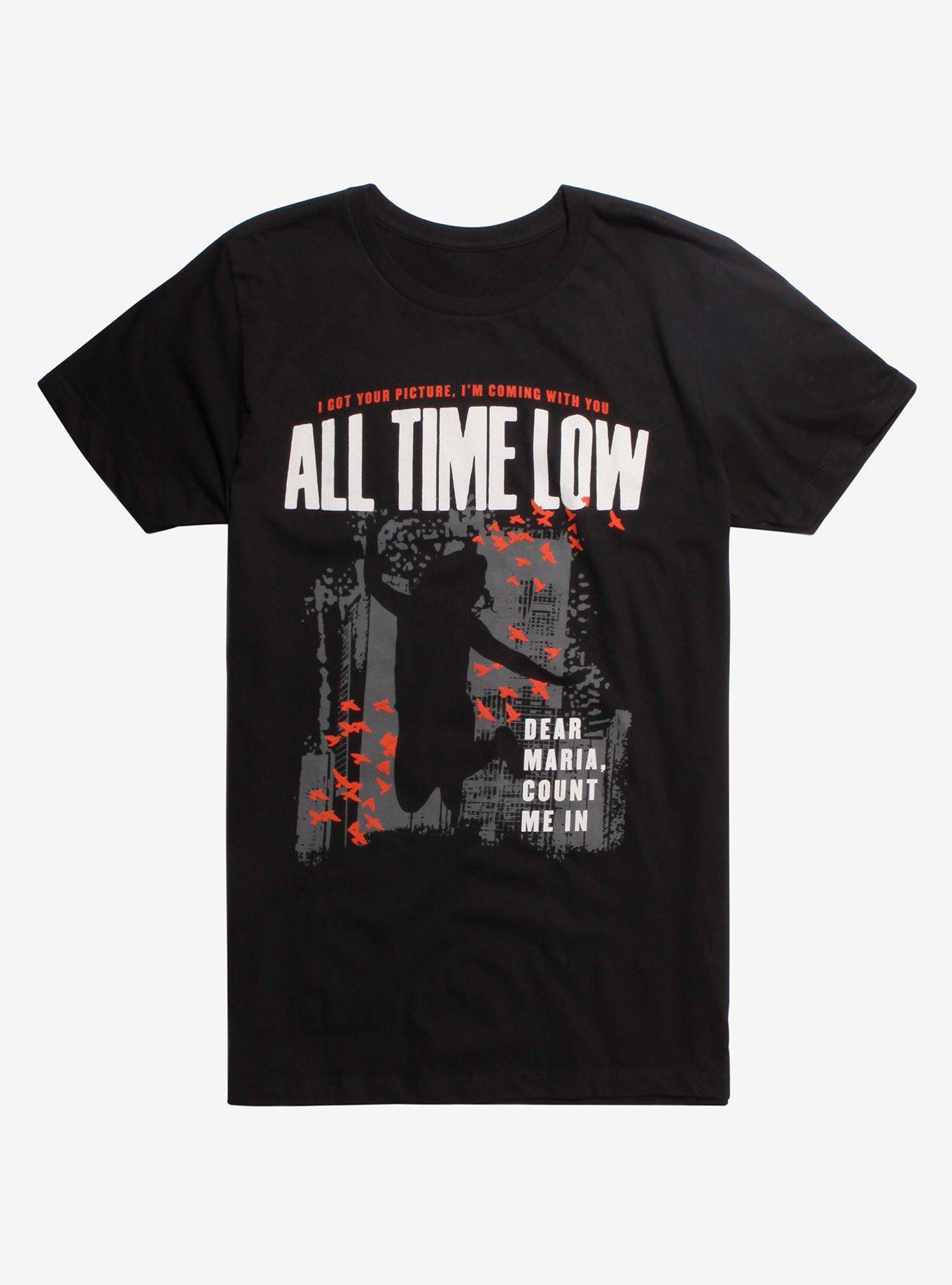 All Time Low Dear Maria T-Shirt, BLACK, hi-res