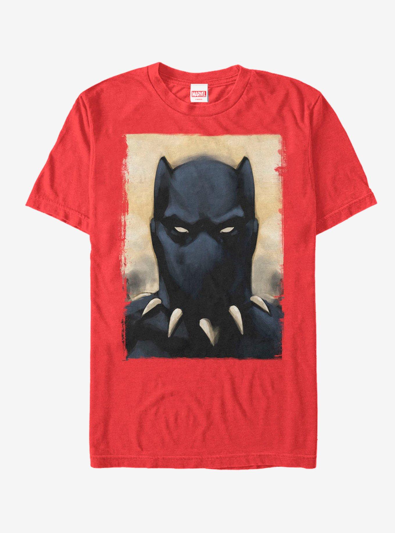 Marvel Black Panther Watercolor Print T-Shirt