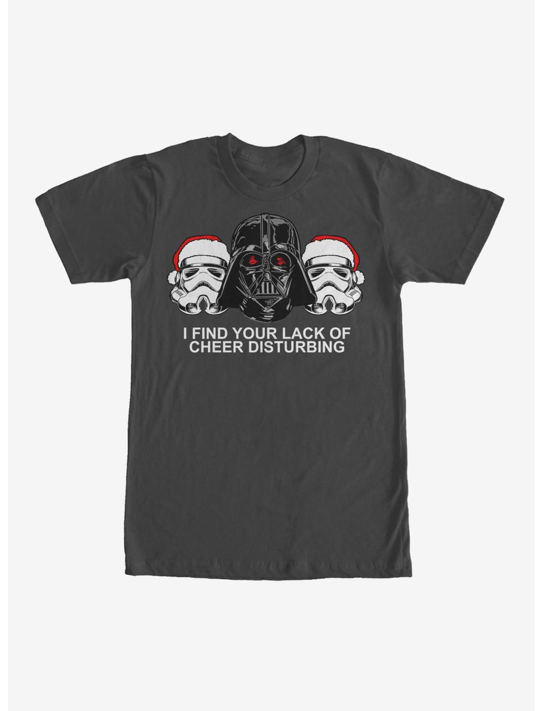 Star Wars Christmas Empire Lack of Cheer T-Shirt, CHARCOAL, hi-res