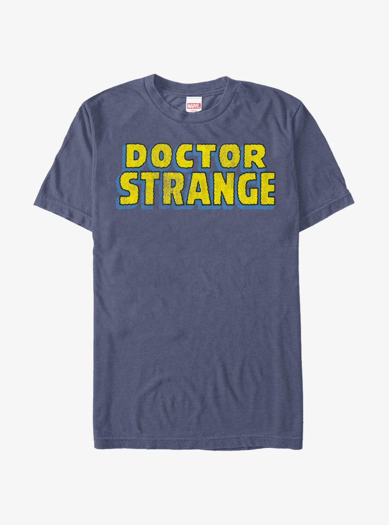 Marvel Doctor Strange Classic Logo T-Shirt, NAVY, hi-res