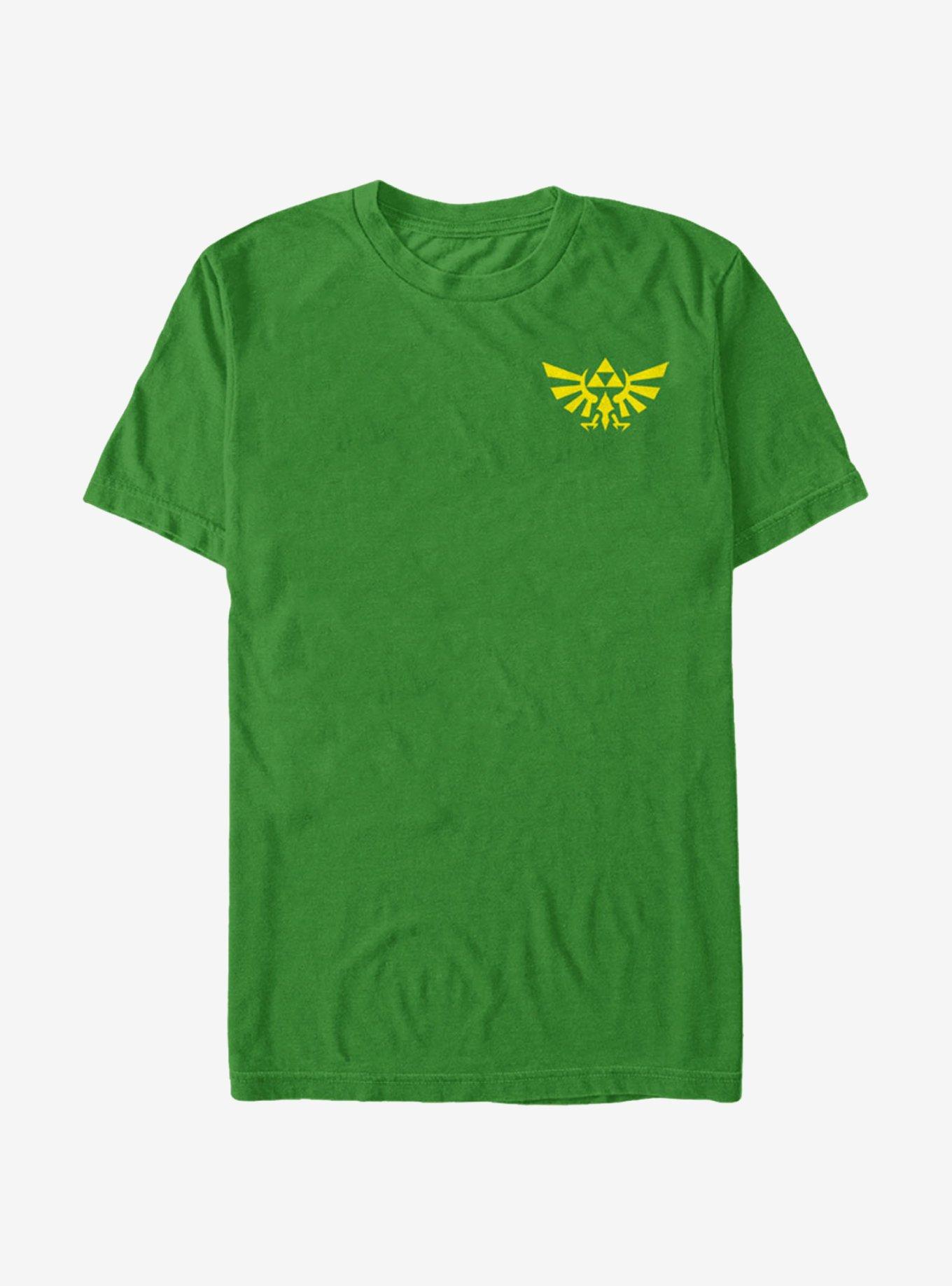 Nintendo Legend of Zelda Mini Triforce T-Shirt, KELLY, hi-res