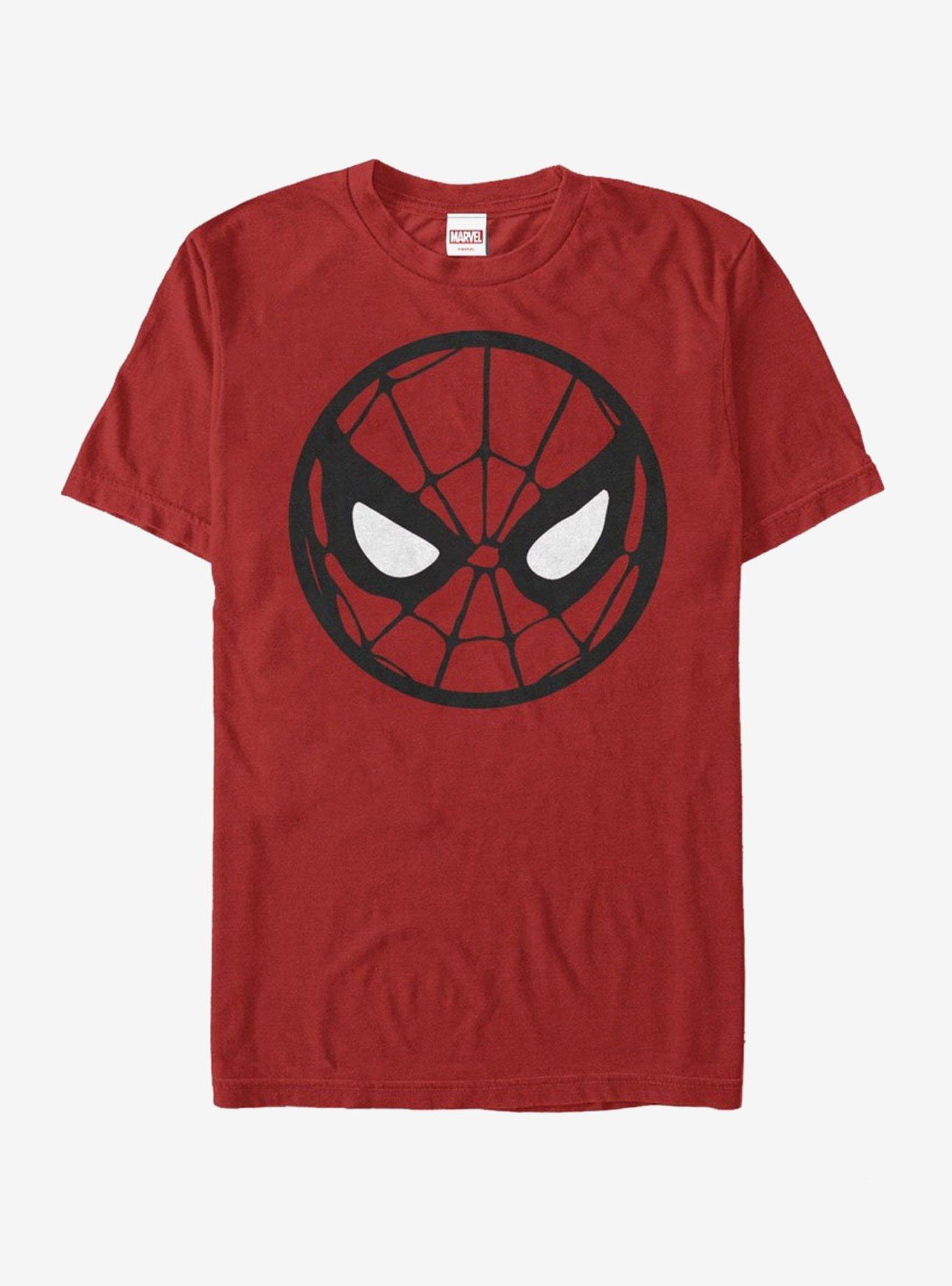 Marvel Spider-Man Circle Mask T-Shirt, RED, hi-res