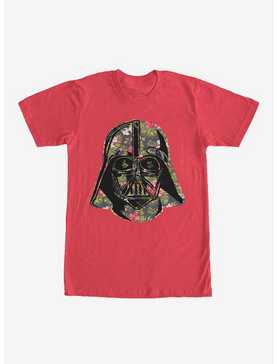Star Wars Tropical Print Darth Vader Helmet T-Shirt, , hi-res