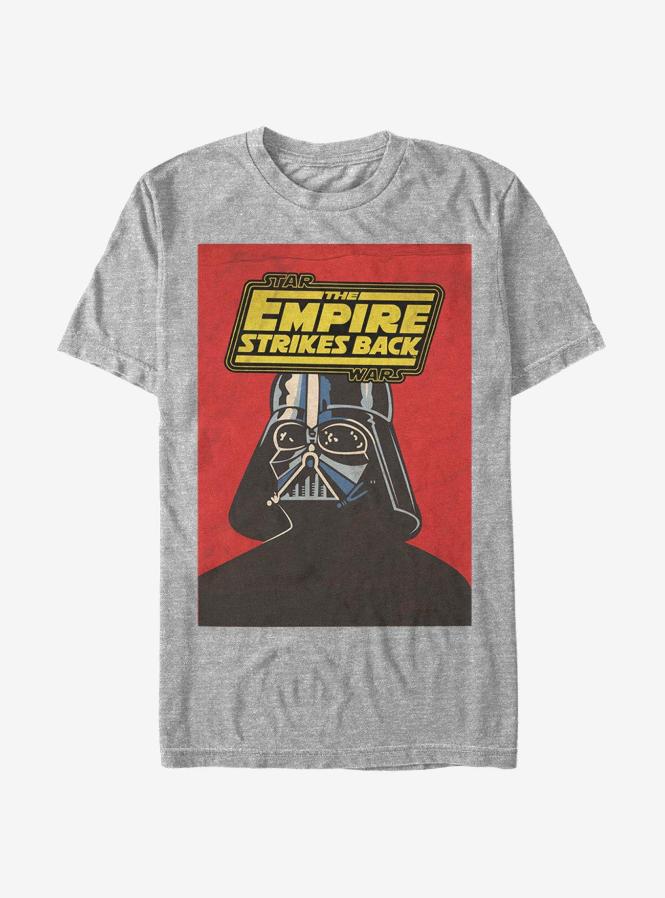 Star Wars Episode V Empire Strikes Back Vader Trading Card T-Shirt, ATH HTR, hi-res