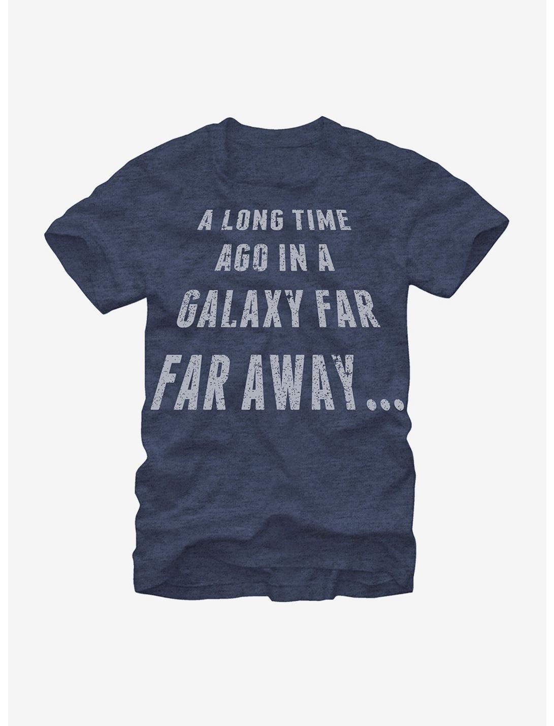 Star Wars In a Galaxy Far Far Away T-Shirt, NAVY HTR, hi-res