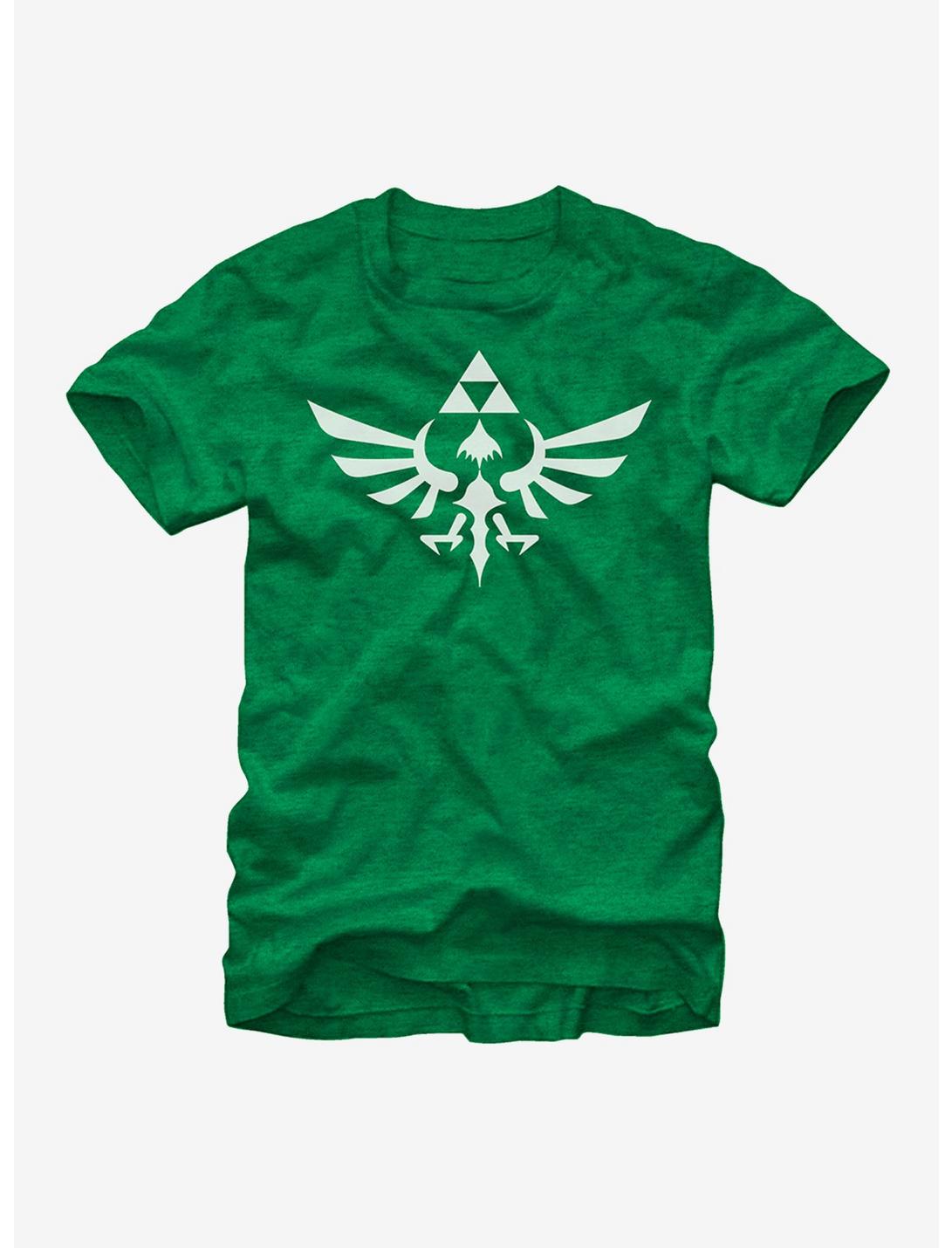 Nintendo Legend of Zelda Triforce T-Shirt, KEL HTR, hi-res