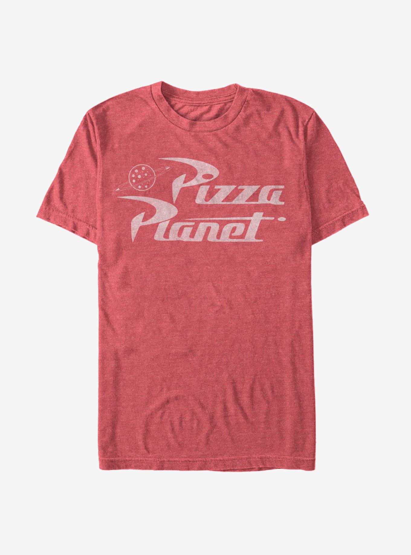 Disney Pixar Toy Story Pizza Planet Logo T-Shirt, RED HTR, hi-res