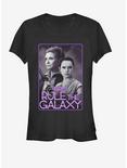 Star Wars Leia and Rey Rule the Galaxy Girls T-Shirt, BLACK, hi-res