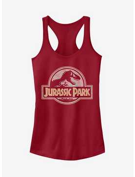 Jurassic Park Logo Henna Print Girls Tank Top, , hi-res