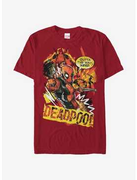 Marvel Deadpool Outta the Way Nerd T-Shirt, , hi-res