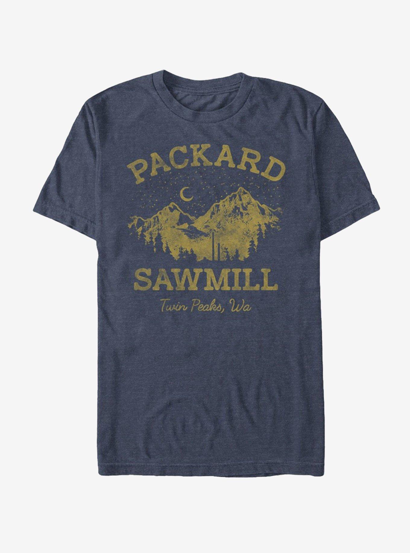 Twin Peaks Packard Sawmill T-Shirt, NAVY HTR, hi-res