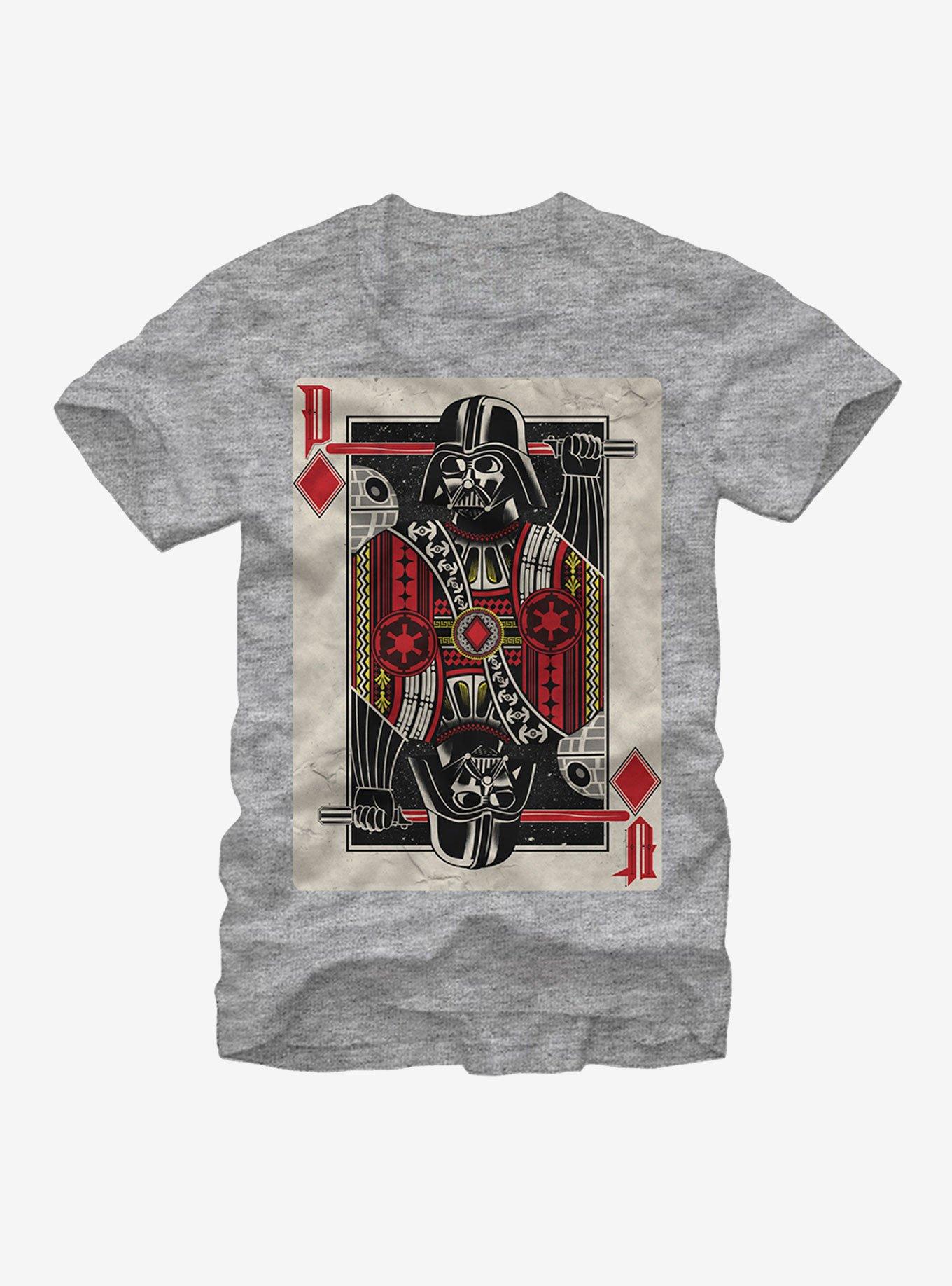 Star Wars Vader in the Cards T-Shirt, ATH HTR, hi-res