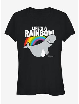 Disney Pixar Finding Dory Bailey Life is a Rainbow Girls T-Shirt, BLACK, hi-res