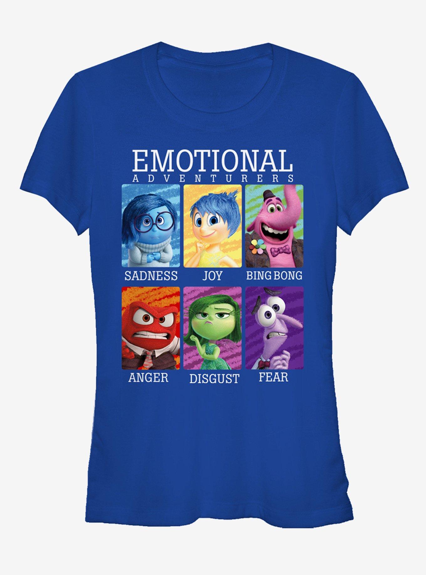 Disney Pixar Inside Out Emotional Adventurers Girls T-Shirt, ROYAL, hi-res