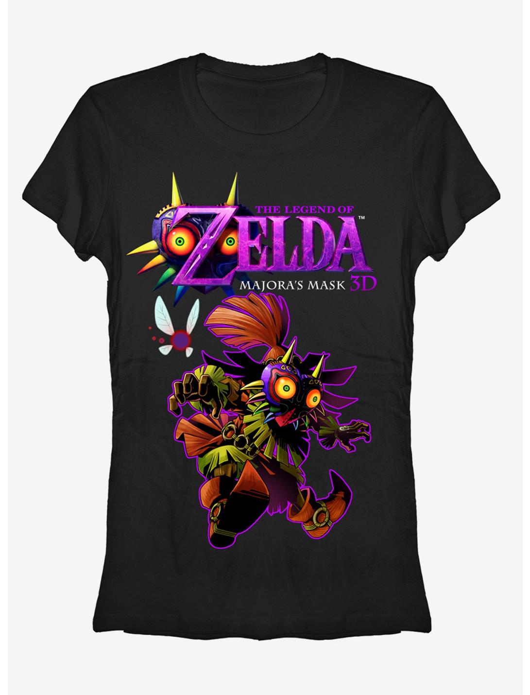 Nintendo Legend of Zelda Majora's Mischief Girls T-Shirt, BLACK, hi-res