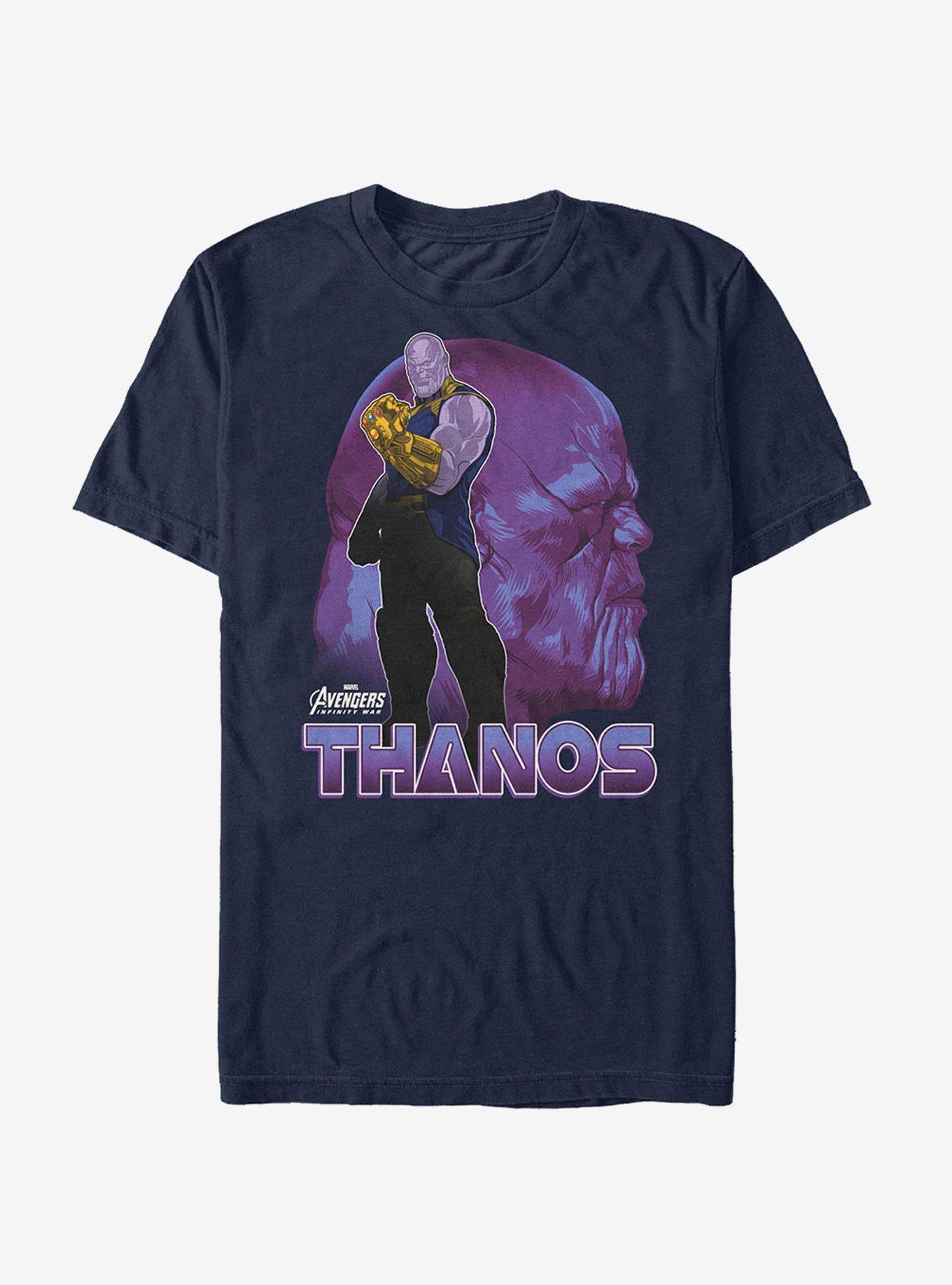 Marvel Avengers: Infinity War Thanos View T-Shirt, NAVY, hi-res