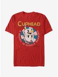 Cuphead A Brawl Is Surely Brewing T-Shirt, RED, hi-res