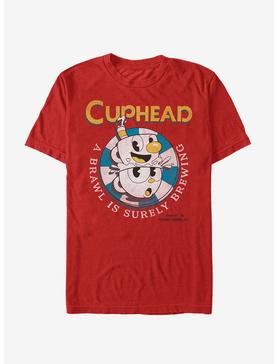 Cuphead A Brawl Is Surely Brewing T-Shirt, , hi-res