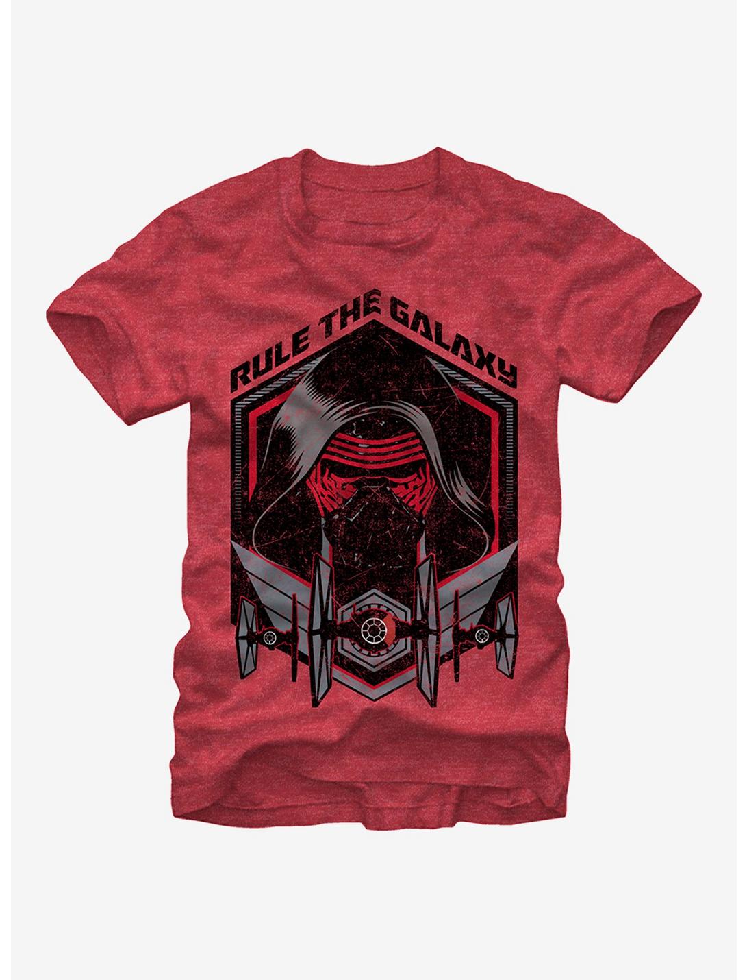 Star Wars Kylo Ren Rule the Galaxy T-Shirt, RED HTR, hi-res