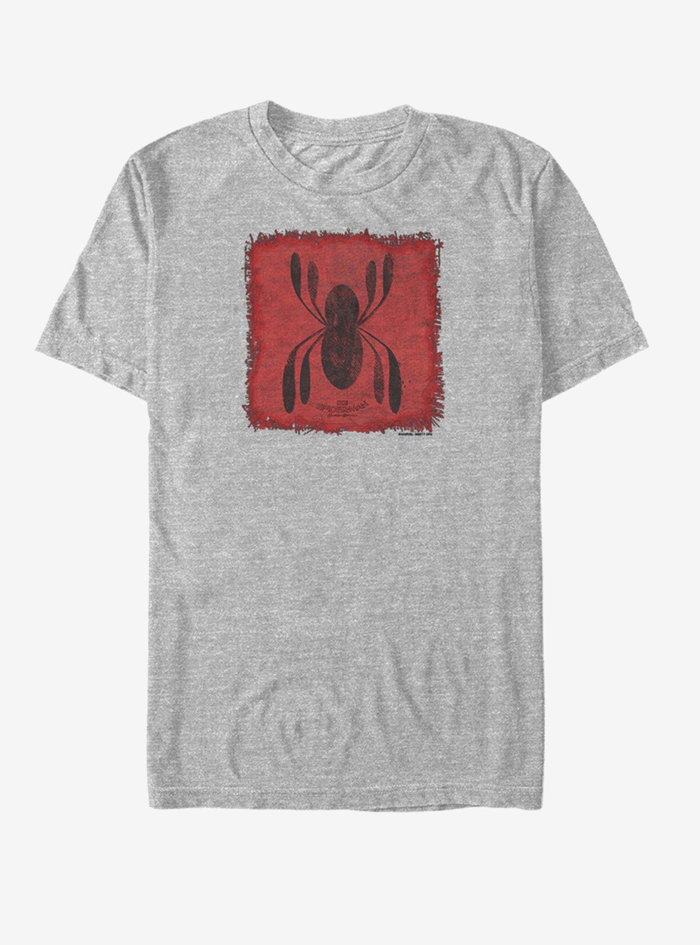 Marvel Spider-Man Homecoming Logo Patch T-Shirt, ATH HTR, hi-res