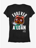 Nintendo Animal Crossing Forever A Loan Girls T-Shirt, BLACK, hi-res