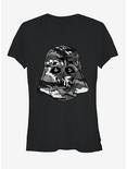 Star Wars Darth Vader Camo Girls T-Shirt, BLACK, hi-res