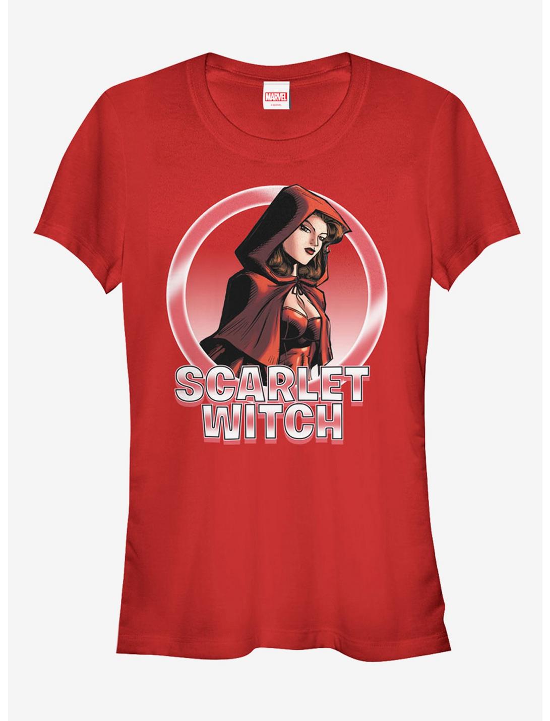 Marvel Scarlet Witch Circle Girls T-Shirt, RED, hi-res